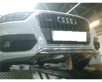 Комплект оригинальных накладок на передний и задний бампер для Audi Q3 (2011-)