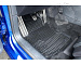 001K1061502A82V  Передние оригинальные резиновые коврики чёрные Volkswagen Original для автомобиля VW GOLF 6 комплект 2 шт.
