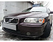 Защита радиатора для автомобиля Vovlo S60 I 2007-2009 г.в. рестайлинг black. ZR.VOL.S60.07-09.b