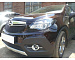 Защита радиатора на автомобиль Opel Mokka 2012- black верх. ZR.OP.MOK.12.top.b