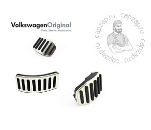 Оригинальные накладки на педали Volkswagen Original для VW T5  MКПП 
