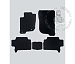 MZ314226 Комплект текстильных ковриков с тоннелем между пассажирскими ковриками, темно-серые. Серия "Комфорт" Mitsubishi Motors для Mitsubishi PAJERO Sport