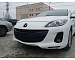 Сетка в бампер для автомобиля Mazda 3 2011-2013 black. ZR.MAZ.3.11-13.b