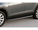 Пороги боковые площадкой Риваль A173AL.5706.1 / B173AL.5706.1 комплект с крепежом на автомобиль Toyota Highlander с 2014 г.в.