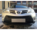 Защита радиатора для автомобиля Toyota РАВ4 2013- black верх. ZR.TOY.RAV.13.top.b