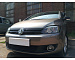 Защита радиатора для автомобиля Volkswagen Golf Plus 2009- black. ZR.VW.G+.09.b
