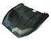Защита картера из композитного материала CARBON BMW X5 (Е70, F15) / X6 (Е71, F16) 35i, 50i, 25d, 30d (с защитой КПП)