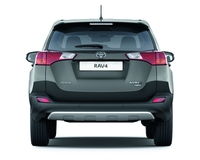 Защита заднего бампера оригинал Toyota. Цвет серебро. PZ415-X0462-00 для автомобиля RAV4 2012--