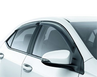 Оригинальные ветровики на окна для автомобиля Toyota Corolla (c 2013) PZQ21-12070