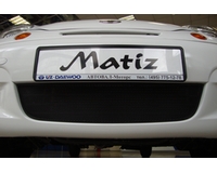 Сетка в бампер на автомобиль Daewoo Matiz black. ZR.DAE.MAT.b