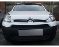 Защита радиатора для автомобиля Citroen Berlingo 2013- рестайлинг (2шт) black. ZR.CI.BER.13.b