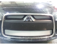 Решетка радиатора для автомобиля Мицубиси Лансер Икс 2012-(2 шт.) chrome. ZR.MIT.LAN.12.c