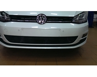 Сетка в бампер на автомобиль Volkswagen Golf VII black. ZR.VW.GVII.b