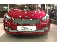 Решетка радиатора для автомобиля КИА Сид III 2012- chrome низ. ZR.KIA.CEE.12.bot.c