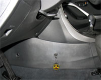 Бесштыревой блокиратор DRAGON на автомобиль HYUNDAI ELANTRA (2011-2014) мех. КП