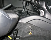 Бесштыревой замок DRAGON на автомобиль CITROEN C4 AIRCROSS (2012-) мех. КП