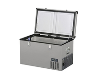 Однодверный переносной автохолодильник TB074NM700AE Indel-B TB 74 Steel /NEW/ -  с выбором температурного режима (холодильник или морозильник)