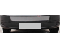 Решетка на радиатор на автомобиль Фольксваген T5 рестайлинг (Transporter, Multivan, Caravelle) 2009- chrome. ZR.VW.T5.09.c