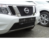 Сетка радиатора Nissan Террано 2014- black низ. ZR.NIS.TER.14.bot.b