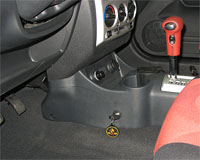 Бесштыревой замок DRAGON на автомобиль HYUNDAI GETZ  (2005-2011) авт. КП (РВ с гидроусилителем руля)