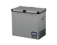 TB118DM700AE Двухдверный переносной автохолодильник Indel-B TB 118 DD Steel /NEW/ -  с независимым друг от друга температурным охлаждением.