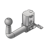 E0403CM ТСУ Фаркоп ARAGON AUDI A4 B8 2007--, AUDI A4 ALL-ROAD 2008-2009, 2010--