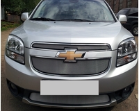 Решетка на радиатор для автомобиля Шевроле Орландо 2011- chrome середина. ZR.CH.ORL.mid.c