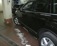 Пороги боковые с проступью VWTG.81.1191 для VW Touareg NF с 2010 г.в. Нержавеющая сталь, труба d76 производитель СОЮЗ 96