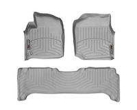 46400-1-2 Weathertech передние и задние ковры салона, комплект 4 шт., цвет серый. Для автомобиля Toyota Camry V50 2012--