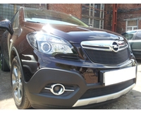 Решетка радиатора на автомобиль Opel Мокка 2012- black низ. ZR.OP.MOK.12.bot.b