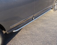 Пороги боковые для Nissan Pathfinder 2014 ТСС NISPAT14-11 с площадкой 42,4 мм