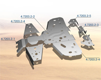 Алюминиевая защита квадроцикла 444.7203.2 для Outlander ATV 400