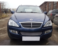 Решетка на радиатор на автомобиль Ссанг Йонг Кайрон с 2006- chrome. ZR.SAY.KYR.06.c