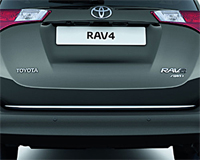 Накладка на заднюю дверь (хром) для автомобиля Toyota Rav4(12-). Оригинал PZ49U-X0490-ZB