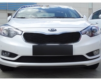 Решетка на радиатор для автомобиля KIA Черато 2013- black низ. ZR.KIA.CER.13.bot.b