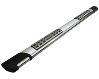 Пороги боковые площадкой Кан Otomotiv LRFL.78.1521 (Emerald silver) для автомобиля Лэнд Ровер Freelander 2 (2008-)