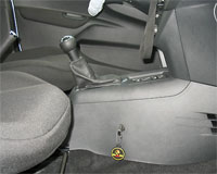 Бесштыревой блокиратор ДРАГОН на автомобиль CITROEN C-ELYSEE (2013-) мех. КП