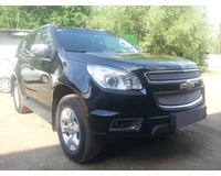 Сетка в бампер на автомобиль Шевроле Trailblazer 2013-  chrme низ. ZR.CH.TR.13.bot.c