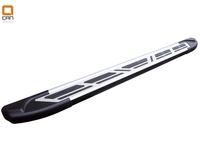 Порог площадка на автомобиль Hyundai Санта Фе (2012-/2013-) Can Otomotiv HYSA.53.1192 (Corund Silver)