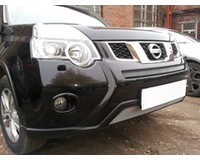 Решетка радиатора на автомобиль Ниссан X-Trail 2011-2014 chrome низ. ZR.NIS.X-TR.11.bot.c
