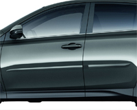 Боковые молдинги Toyota original, черные под покраску PZ49U-X0521-00 для RAV4 2012--