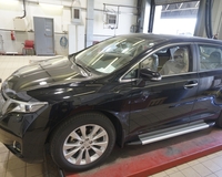 Пороги алюминиевыедля автомобиля Toyota Venza 2013--  Can Otomotiv (Brillant) TOVE.48.2510