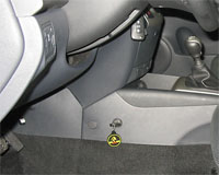 Бесштыревой замок DRAGON на автомобиль HYUNDAI i30 (-2011) мех. КП