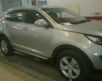 Порог-площадка для Kia Sportage (2013-)