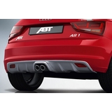 8X0801130-AG ABT AUDI  A1 Накладка заднего бампера серебро