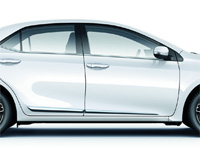 Боковые молдинги Toyota Corolla с 2013 г.в. Хром. PZ49U-E9494-ZB
