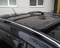 FICO R-46 Безшумный автобагажник на продольные рейлинги 1040 - 1140 мм. Цвет черный.