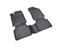 BI.001.021 NOVLINE Коврики в салон MITSUBISHI Pajero IV, 3 дв, 2006 --, 4 шт. (полиуретан) черные