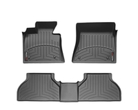 Передние и задние коврики салона для автомобиля BMW Х5 (2007-2013). 44095-1-2 Weathertech, комплект 4 шт., цвет черный