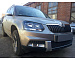 Защита радиатора для автомобиля Skoda Yeti Outdoor 2014- black нижняя. ZR.SKO.YET.OUT.14.bot.b